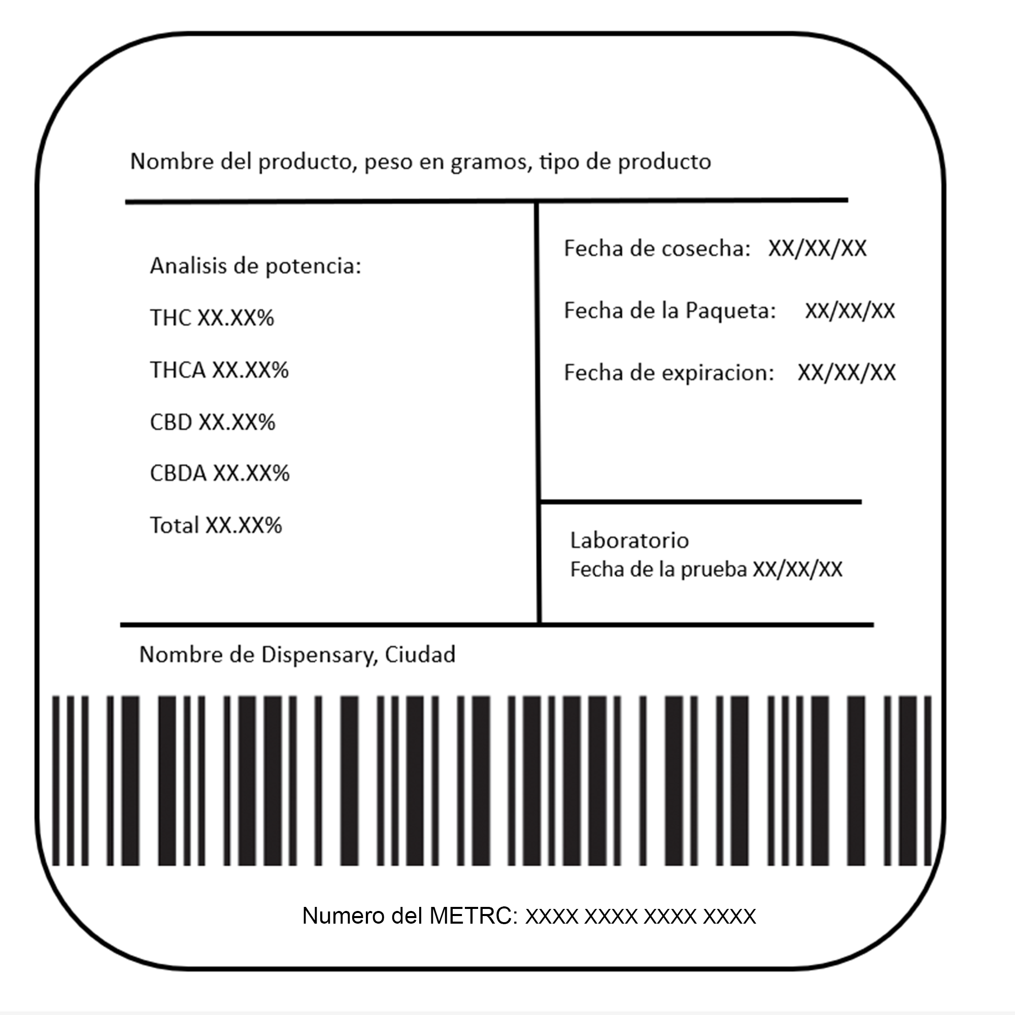Etiqueta de Flor — Flower Label Sample